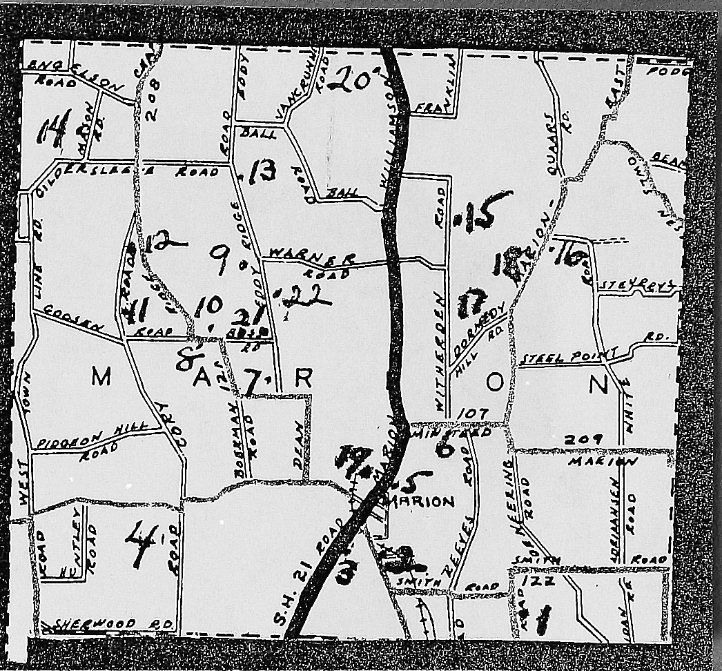 Town of Marion Map p133